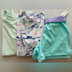 Athletic Works Multicolor Patterned Tee